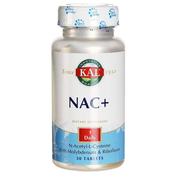  Kal NAC+ (N-Acetyl Cysteine) 600mg 30 Tablets 