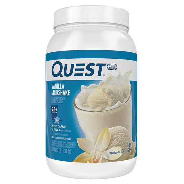 Quest Nutrition Quest Protein Powder 3lb | Protein Powder Protein Powders Quest Nutrition Vanilla Milkshake  (1712224010283)