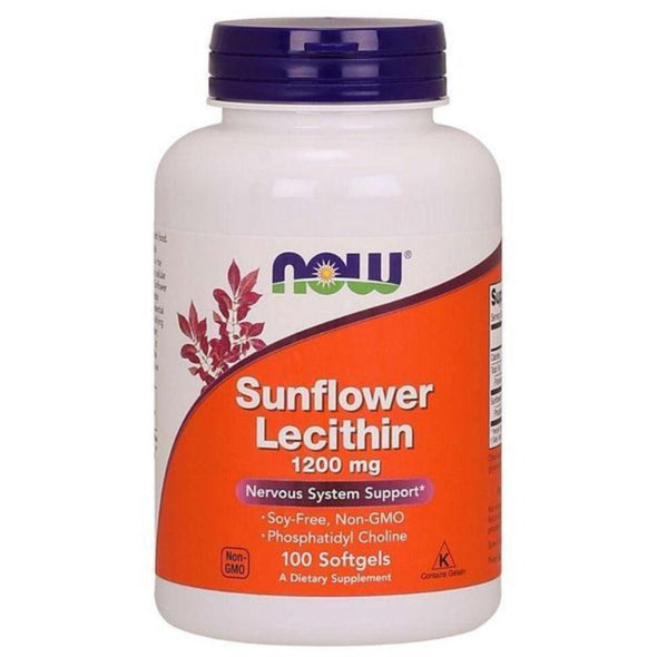  Now Foods SUNFLOWER LECITHIN 200 Soft Gels 