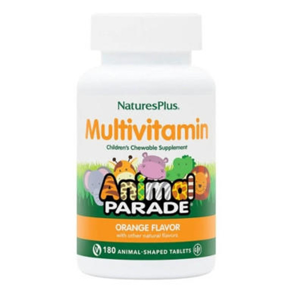  Nature's Plus Animal Parade Children's Chewable Multi-Vitamin & Mineral 180 Animals 
