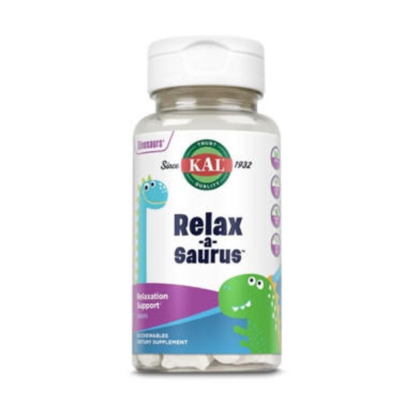  Kal Relax-A-Saurus Grape 30 Chewables 