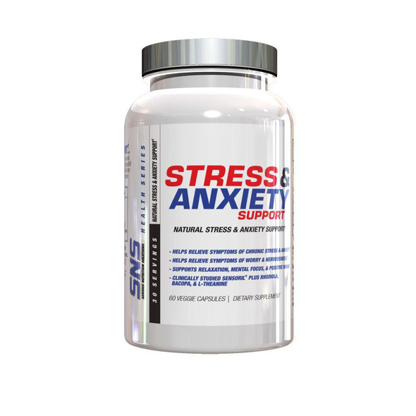  Serious Nutrition Solutions Stress and Anxiety Support  60 VC 