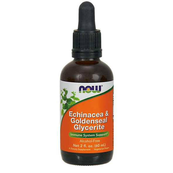  Now Foods Echinacea & Goldenseal Glycerite 2 fl oz. 