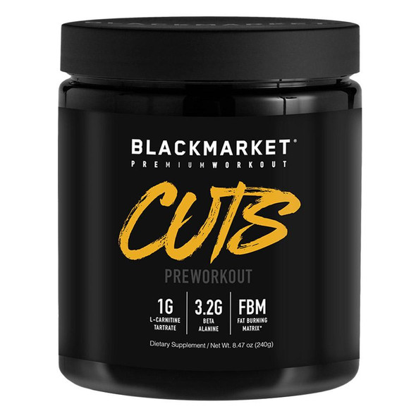 Black Market Labs Cuts 30 Servings Fat Burner Black Market Labs Tiger's Blood  (4345870712897)