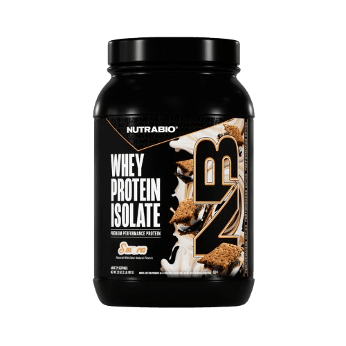  NutraBio 100% Whey Protein Isolate 2lb 