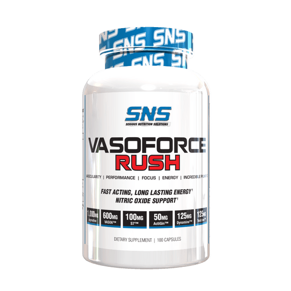  Serious Nutrition Solutions Vasoforce Rush 100 Capsules 