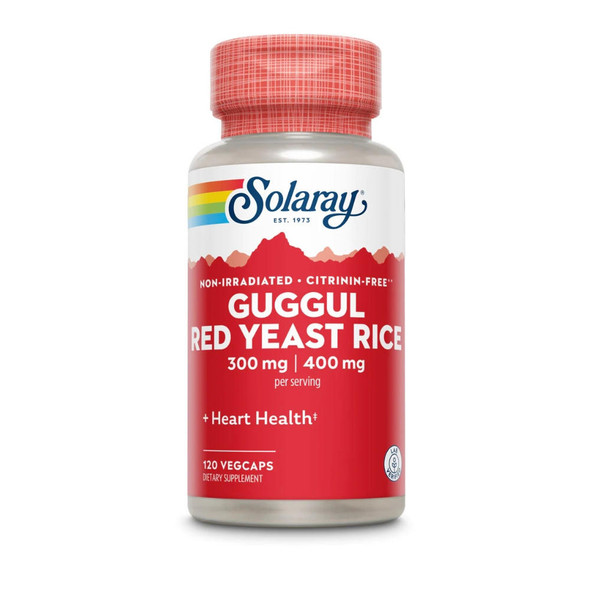  Solaray Guggul and Red Yeast Rice 120 Capsules 