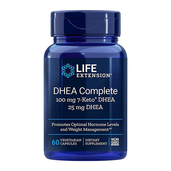  Life Extension DHEA Complete 100mg 7-Keto DHEA 25mg DHEA 