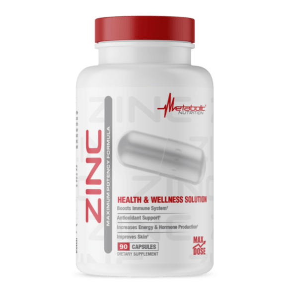  Metabolic Nutrition Zinc 90 Capsules 