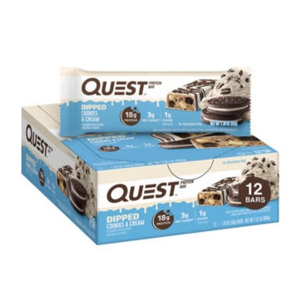 Quest Nutrition Quest Bar Dipped 12 Box 