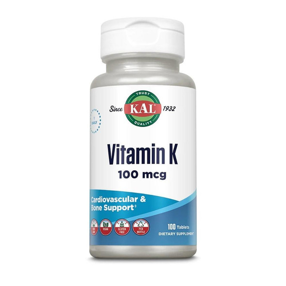Kal KAL Vitamin K 100mcg 100 Tablets 