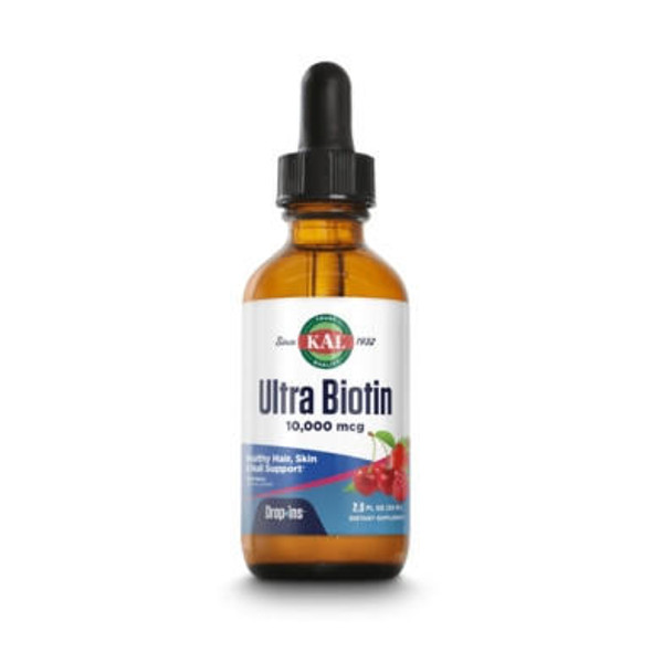 Kal KAL Ultra Biotin Drops Mixed Berry 10,000mcg 2oz 