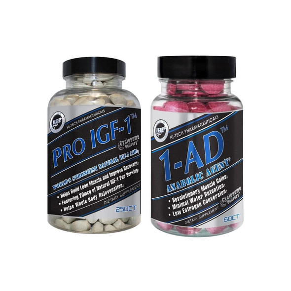 Hi Tech Pharmaceuticals Pro IGF-1 & 1AD Stack Hi Tech Pharmaceuticals Pro IGF-1 & 1AD Stack