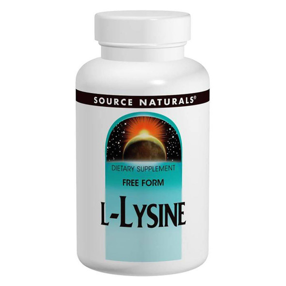 Source Naturals L-Lysine 500mg 200 Capsules 