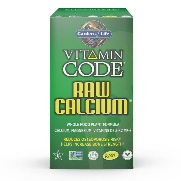  Garden of Life Vitamin Code Raw Calcium 60 Capsules 