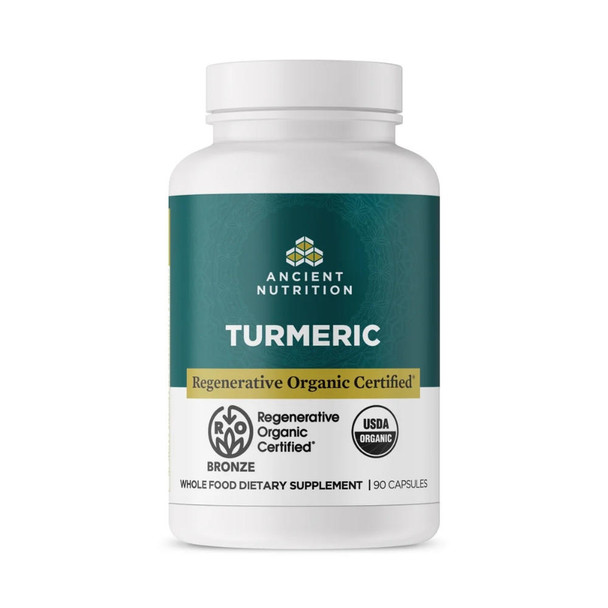  Ancient Nutrition Turmeric 90 Capsules 