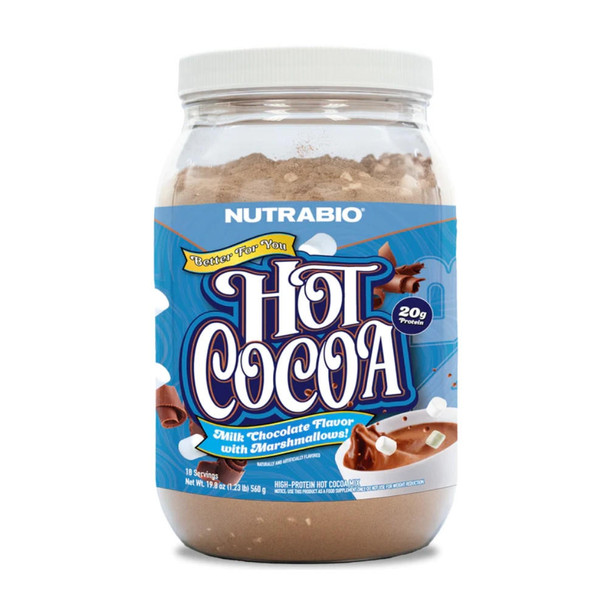 NutraBio Nutrabio Hot Cocoa Protein 18 Servings 