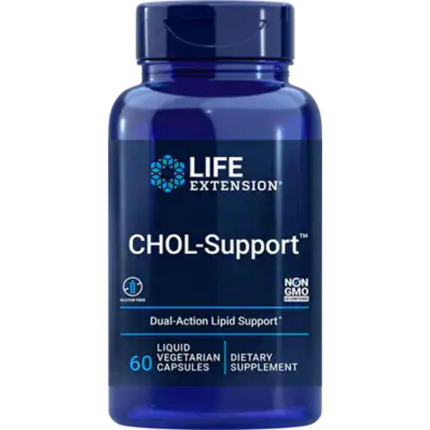 Life Extension CHOL Support 60 Liquid Vege Capsules 