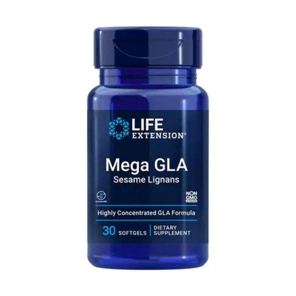  Life Extension Mega GLA with Sesame Lignans 30 Soft Gels 