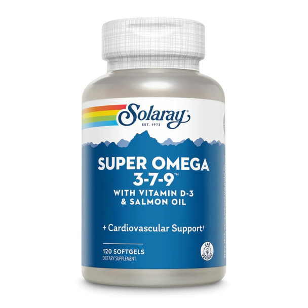  Solaray Super Omega 3-7-9 120 Softgels 
