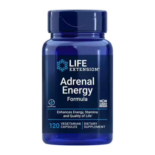  Life Extension Adrenal Energy 120 Vege Caps 