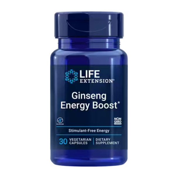  Life Extension Ginseng Energy Boost 30 Vege Caps 