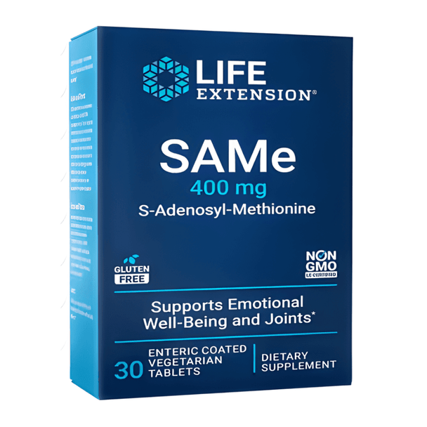  Life Extension SAMe (S-adenosylmethionine) 400 mg 30 Tablets 