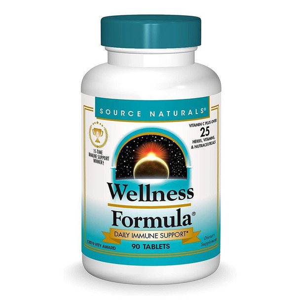  Source Naturals Wellness Formula Herbal Defense Complex 90 Tablets 