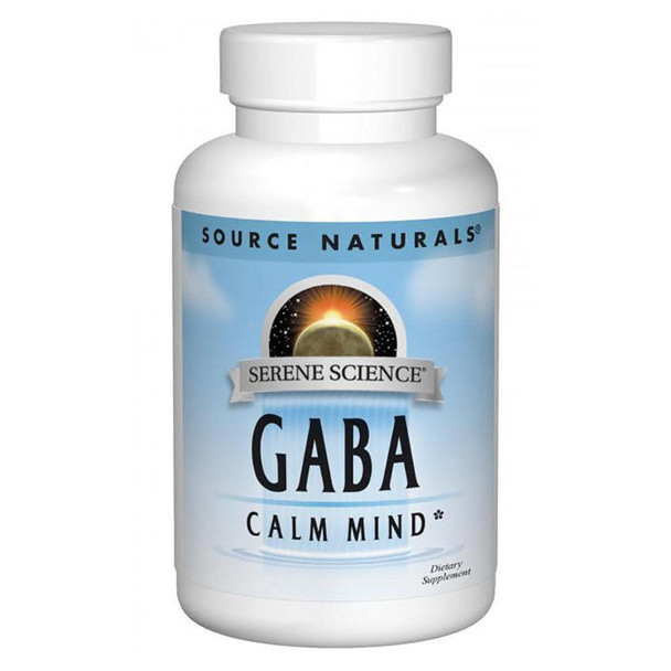 Source Naturals GABA 750mg 45 Tablets 
