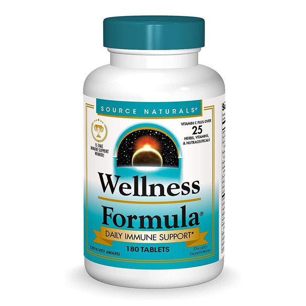  Source Naturals Wellness Formula 180 Tablets 