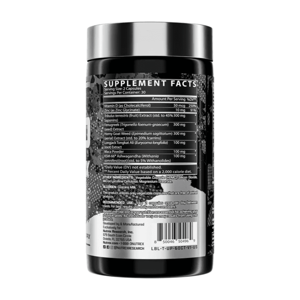  Nutrex Research T-UP Black 60 Capsules 