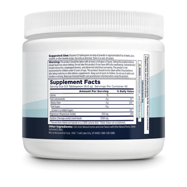 Kal KAL Cleanout Magnesium Powder Lemon Lime 40 Servings 