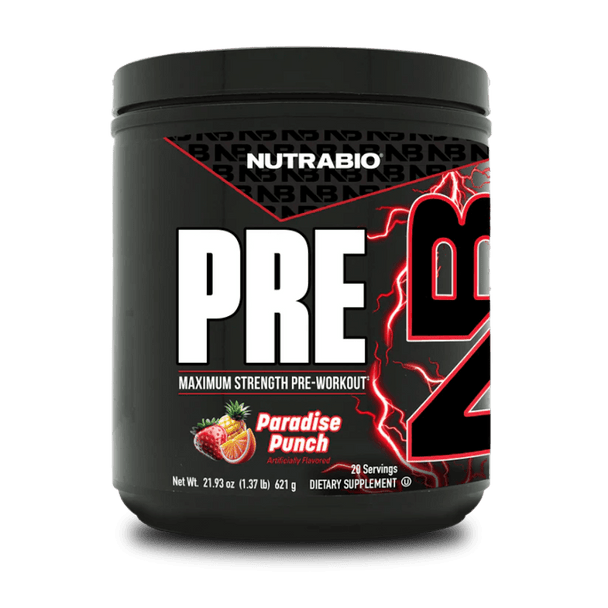 NutraBio Nutrabio Pre Workout 20 Servings 