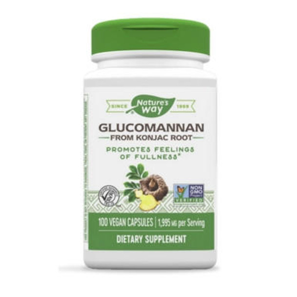  Nature's Way Glucomannan 100 Capsules 