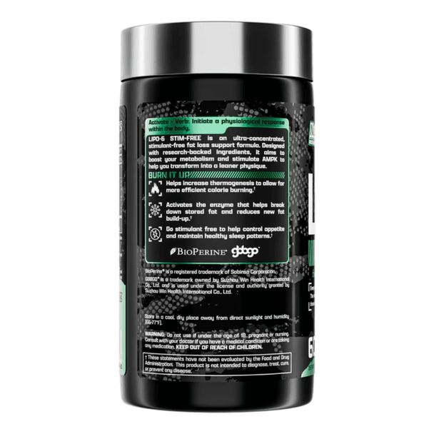 Nutrex Research Nutrex Lipo 6 Stim-Free 60 Capsules 