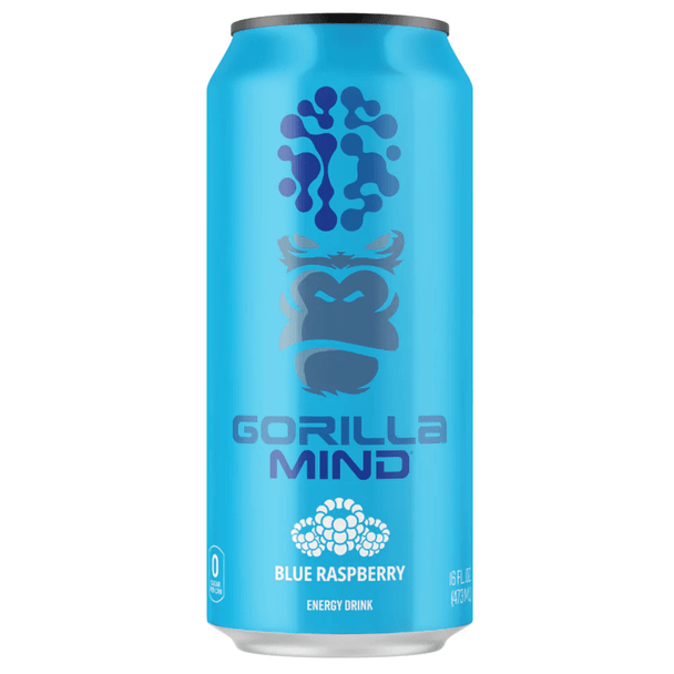  Gorilla Mind Energy Single Can Blue Raspberry 