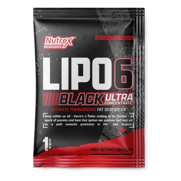  CLEARANCE: Nutrex Lipo 6 Black Ultra Sample Fat Burner 1 Cap 
