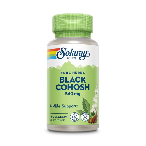  Solaray Black Cohosh 540mg 100 Capsules 