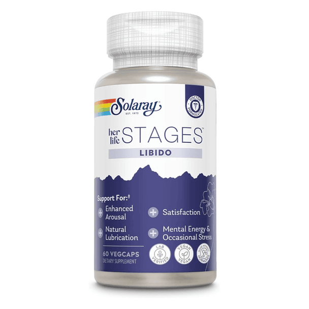  CLEARANCE: Solaray Her Stages Libido 60ct EXP 10/2025 
