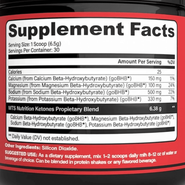  MTS Nutrition goBHB 30 Servings 