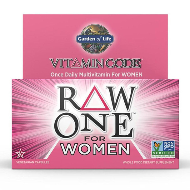  Garden of Life Vitamin Code Raw One for Women 30 Capsules 