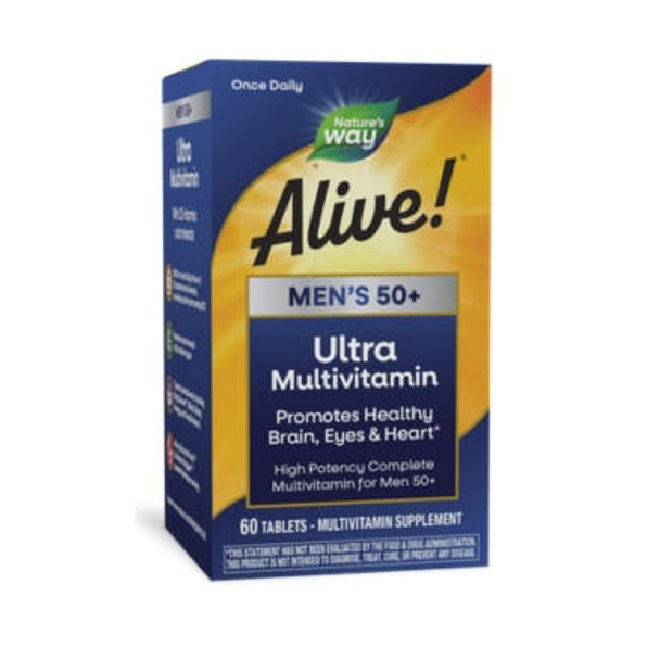  Nature's Way Alive! Once Daily Men's 50+ 60 Tablets 