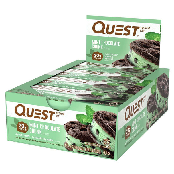  Quest Nutrition Quest Bar Protein Bar 12/Box 