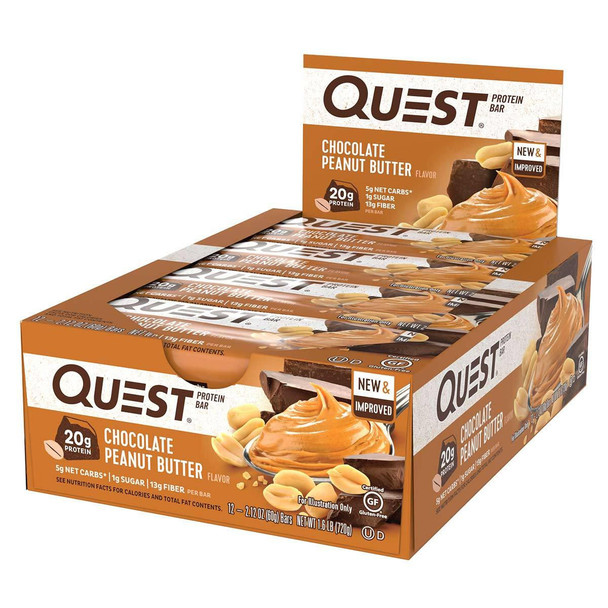  Quest Nutrition Quest Bar Protein Bar 12/Box 