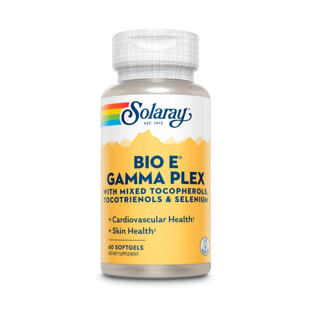  Solaray Bio E Gamma Plex 400IU 60 Softgels 