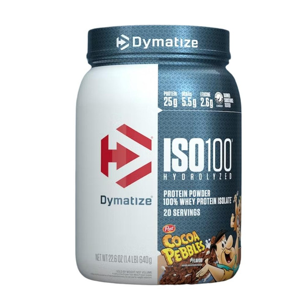 Dymatize ISO 100 Hydrolyzed Whey 20 Servings Protein Powders Dymatize Cocoa Pebbles 