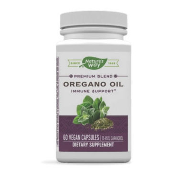  Nature's Way Oregano Oil 60 Vege Capsules 