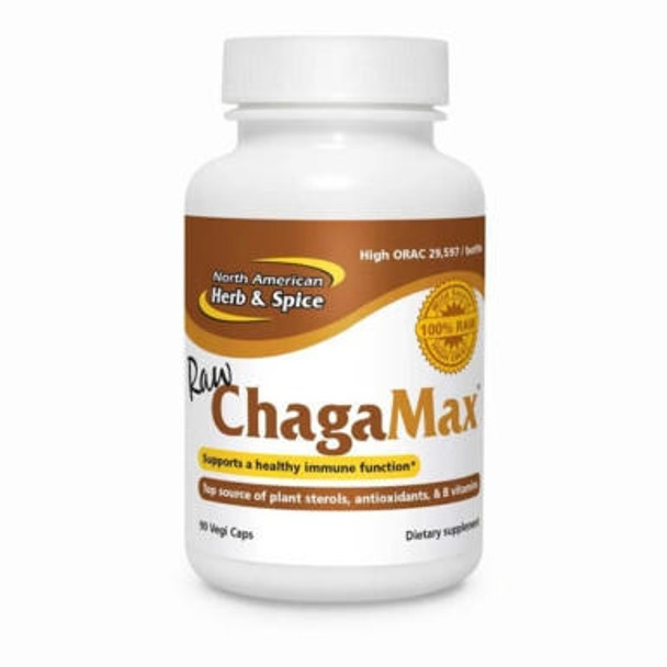  North American Herb & Spice ChagaMax 90 Vege Capsules 