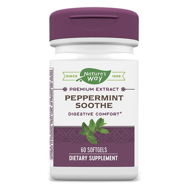  Nature's Way Peppermint Soothe 60 Soft Gels (Prev. Enzymatic Therapy) 