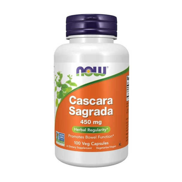 Now Foods Cascara Sagrada 450 Mg 100 Capsules 